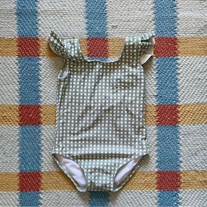 Rylee & Cru Gingham Frill Swimsuit One Piece